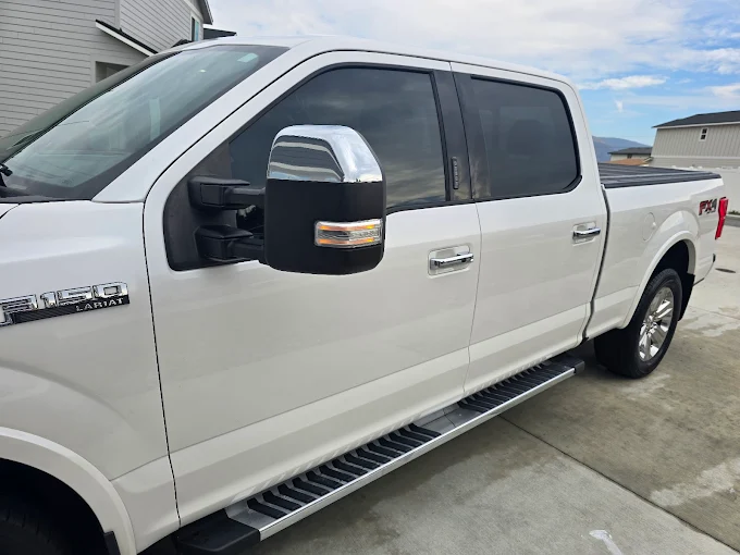 Clay Bar On White Pick Up In Wenatchee